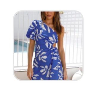 One Shoulder Fortunate One Dress